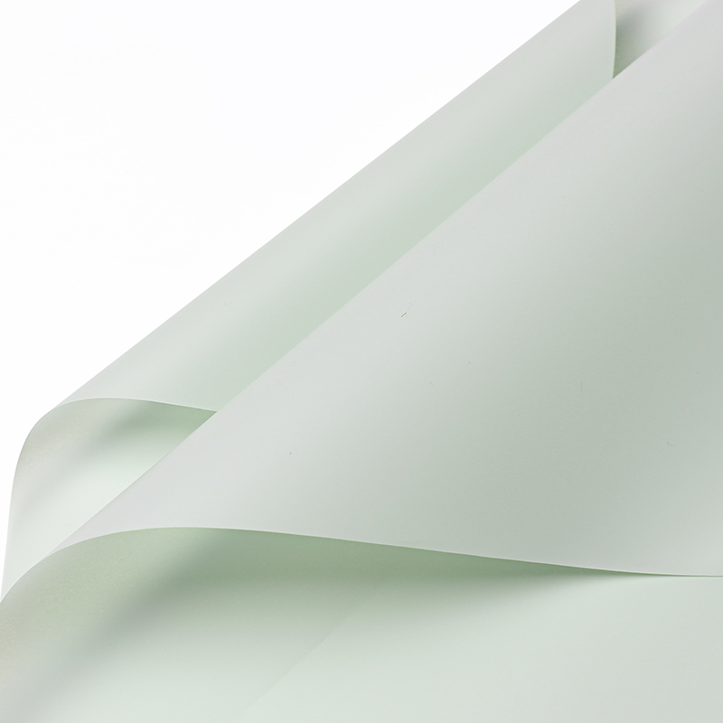 Película de embalaje de flores de color sólido de papel MYHC-02 BOPP Han Su