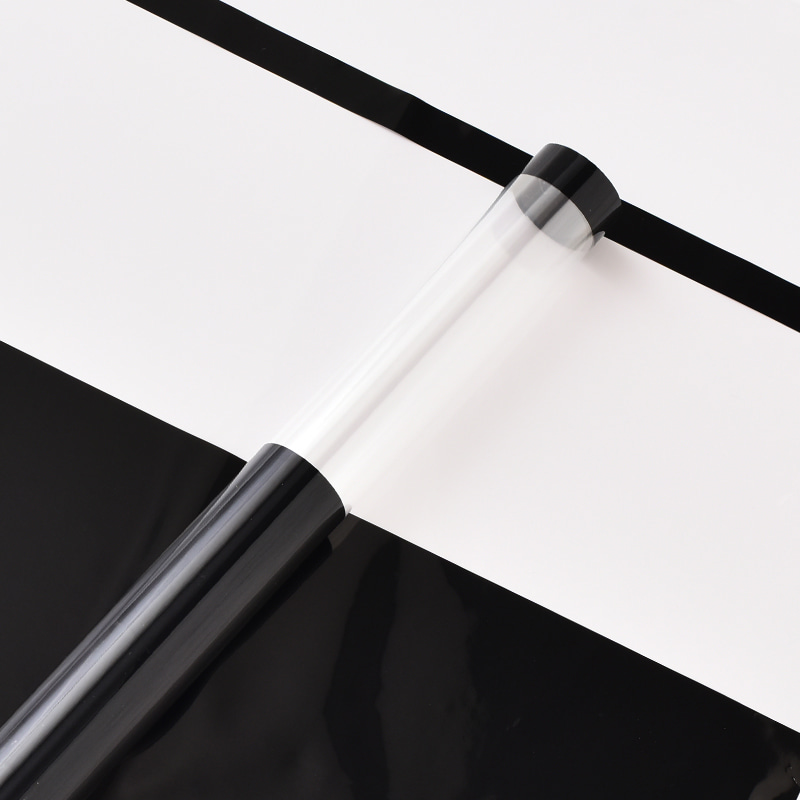 Papel de regalo de flores de plástico OPP con borde transparente MYHC-16