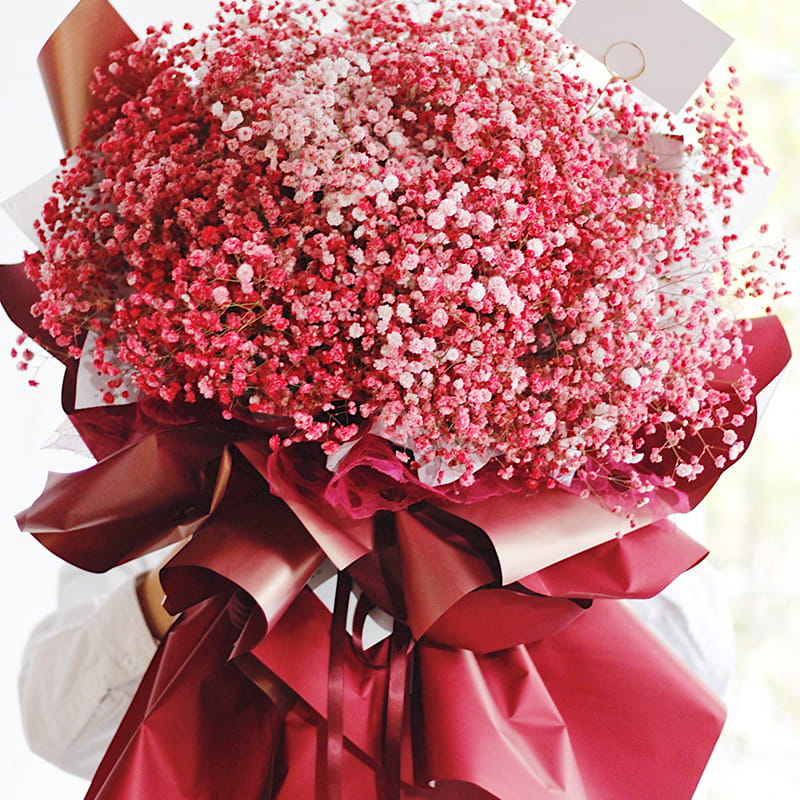Papel de regalo BOPP con flores de color sólido dorado fantasía MYHC-36