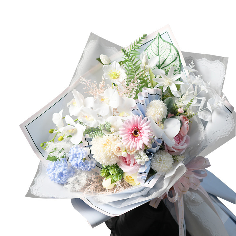 MYHC-39 Marco de fotos con memoria 57 × 57 cm (± 2 cm) Papel de regalo de flores impermeable