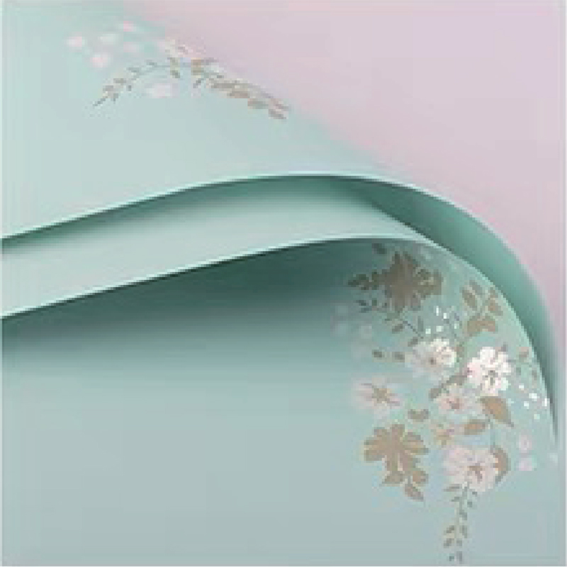 MYHC-55 Película para embalaje de flores mate de color claro simple
