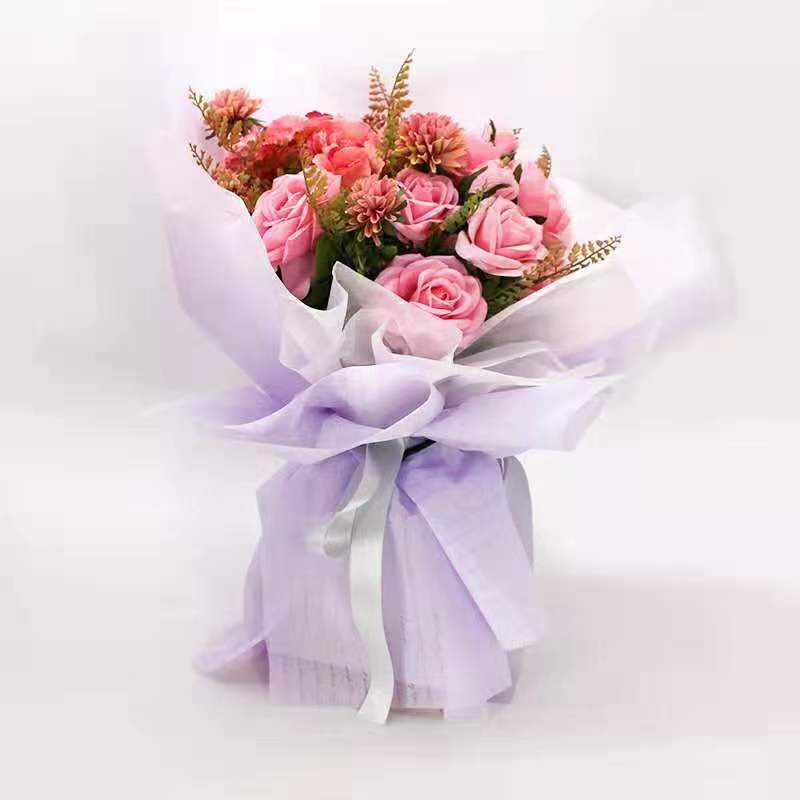 Película de embalaje de flores espesada 100% impermeable.