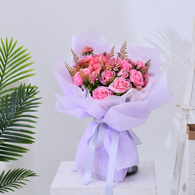 Película de embalaje de flores espesada 100% impermeable.