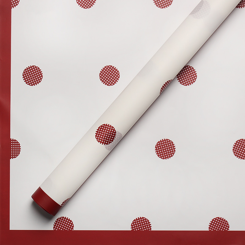 Papel de regalo de flores de bricolaje mate Hansu