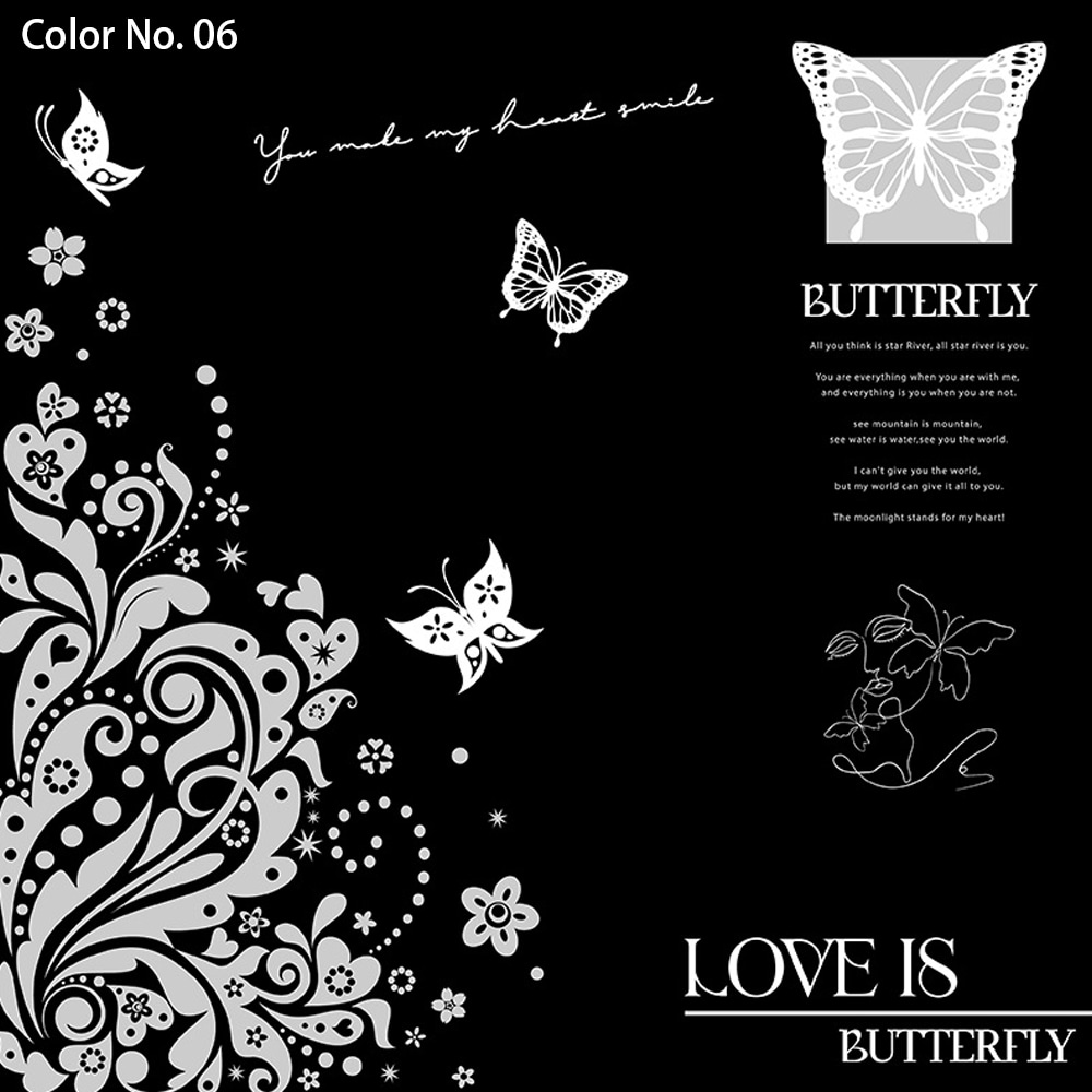 Embalaje de ramo impermeable Papel Nossa con revestimiento de una cara Diseño de estampado de mariposa ahuecado