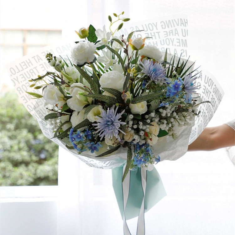 Papel Nossa para envolver flores artísticas con revestimiento impermeable