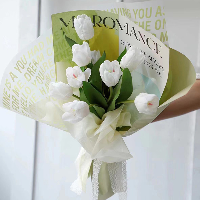Papel Nossa para envolver flores artísticas con revestimiento impermeable