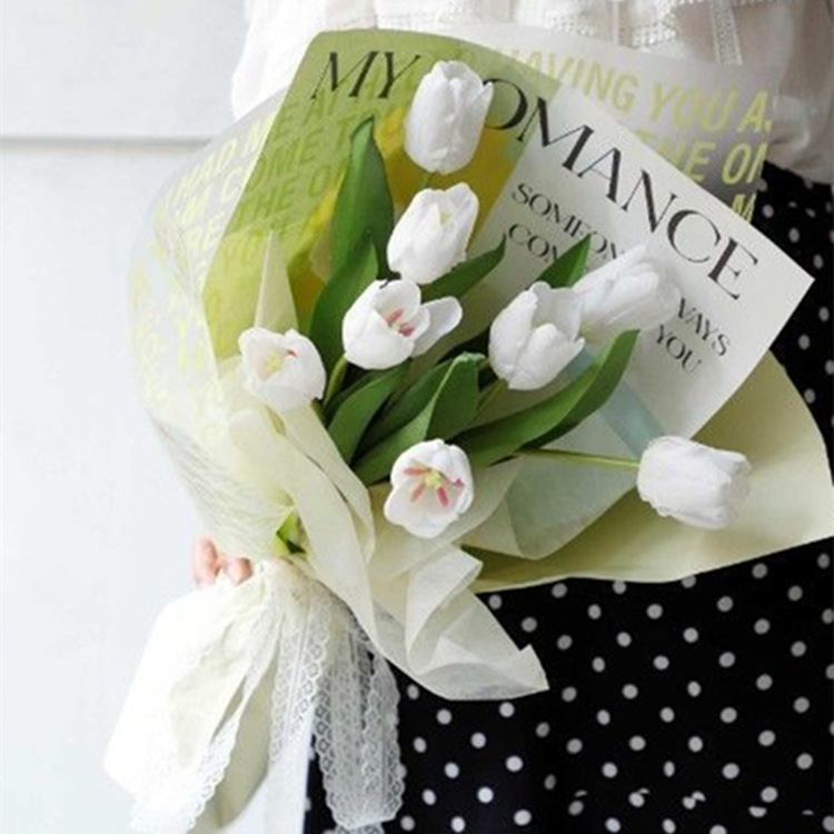 Papel Nossa para envolver flores artísticas con revestimiento impermeable