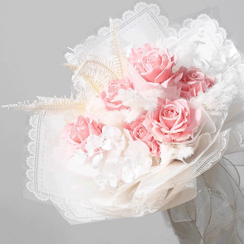 Papel envuelto en encaje impermeable engrosado de plástico