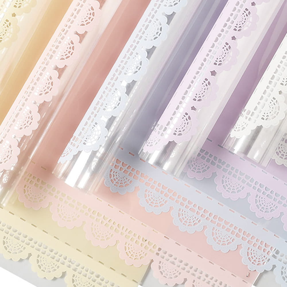 Papel envuelto en encaje impermeable engrosado de plástico