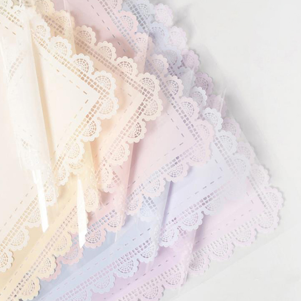 Papel envuelto en encaje impermeable engrosado de plástico