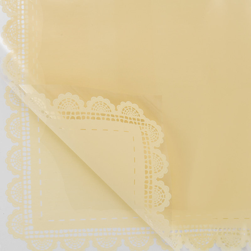 Papel envuelto en encaje impermeable engrosado de plástico