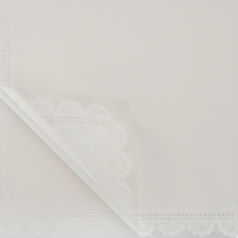 Papel envuelto en encaje impermeable engrosado de plástico