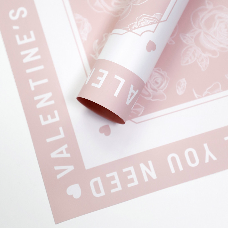 Papel de regalo de flores con patrón de rosas