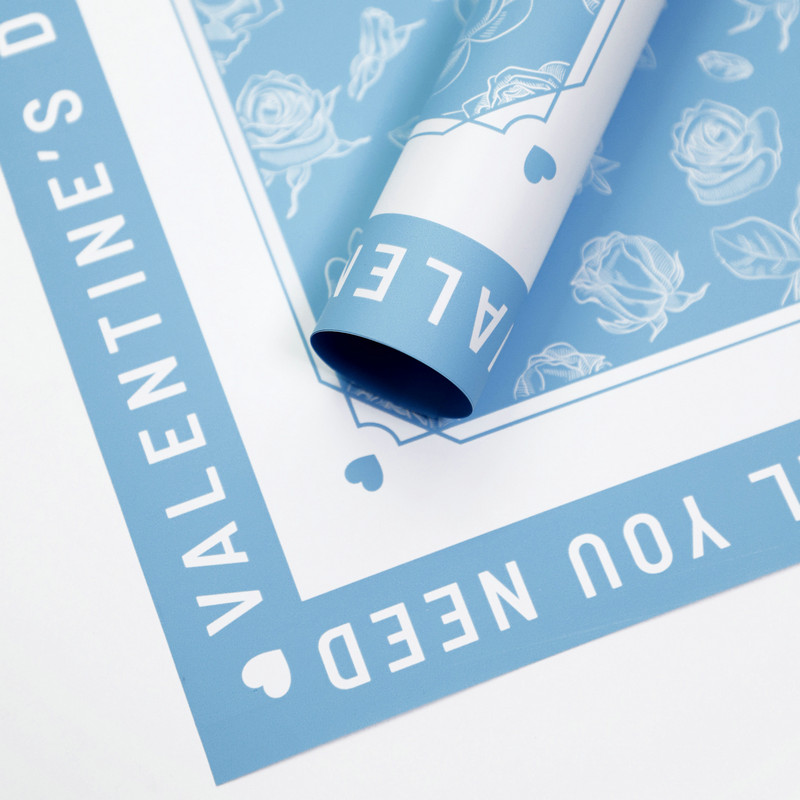 Papel de regalo de flores con patrón de rosas