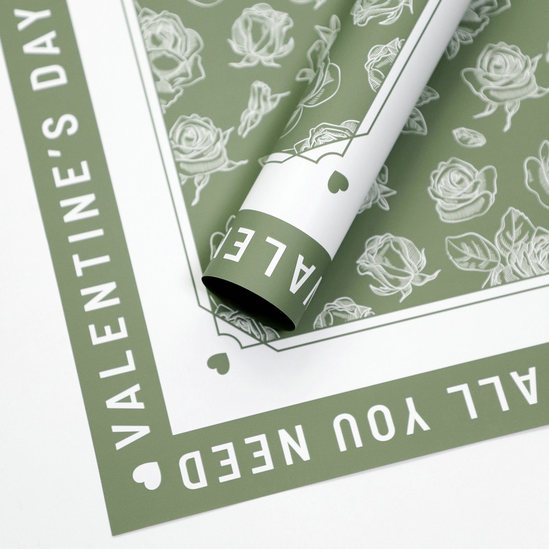 Papel de regalo de flores con patrón de rosas