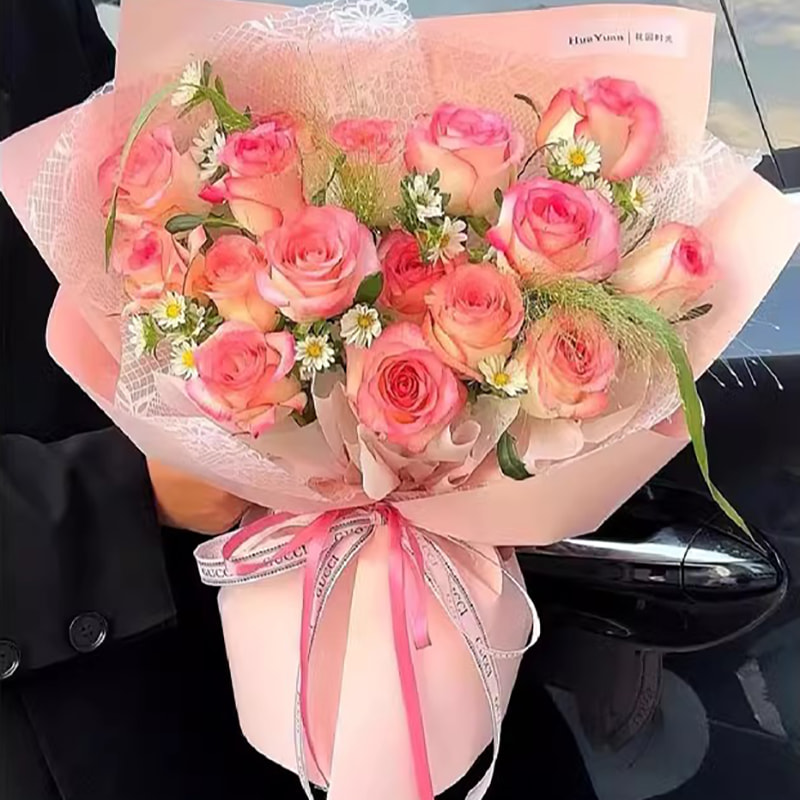 Papel de regalo de flores Nuosha en varios patrones y estilos.