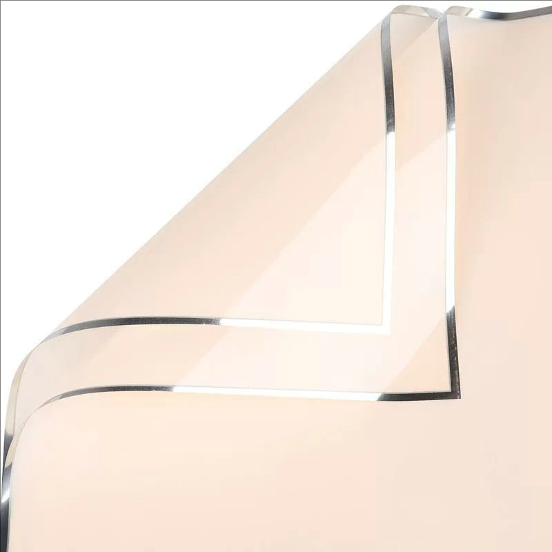 Papel de regalo de flores con película brillante al agua de iones de plata