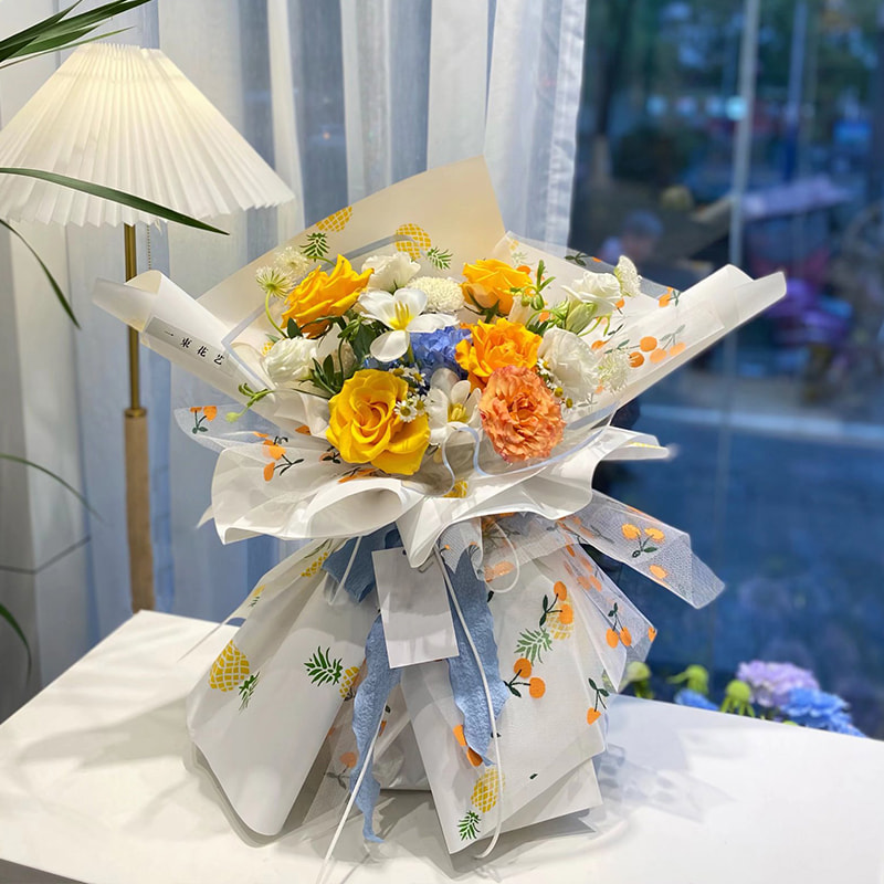 Película de embalaje de ramo de flores de plástico antivaho y a prueba de humedad