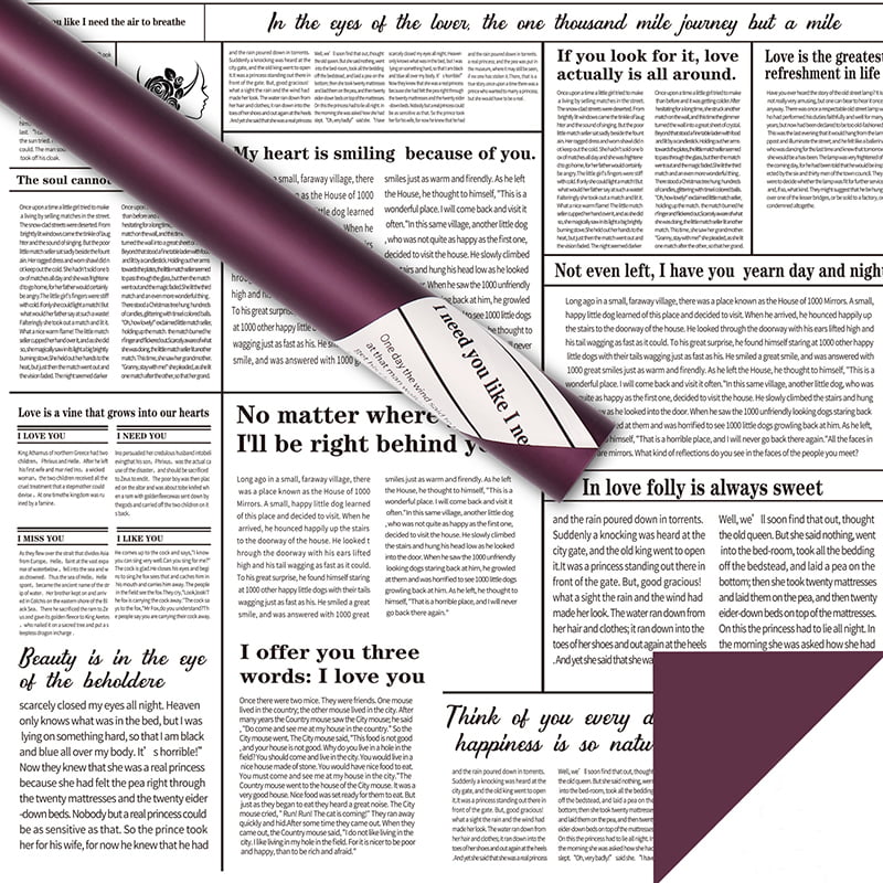 Papel de regalo de flores de periódico inglés