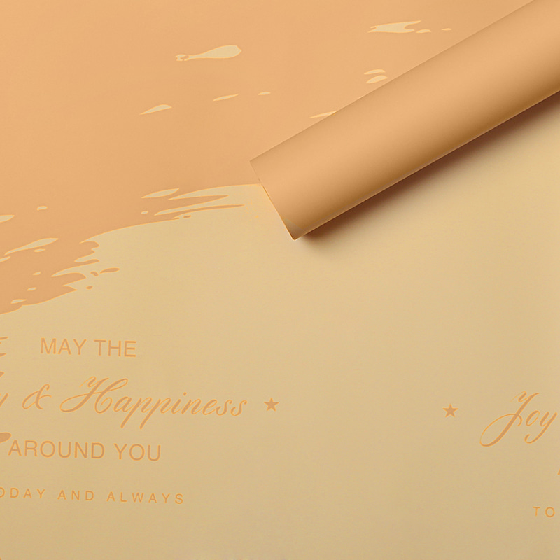 Papel de flores de plástico con estampado de mármol impermeable
