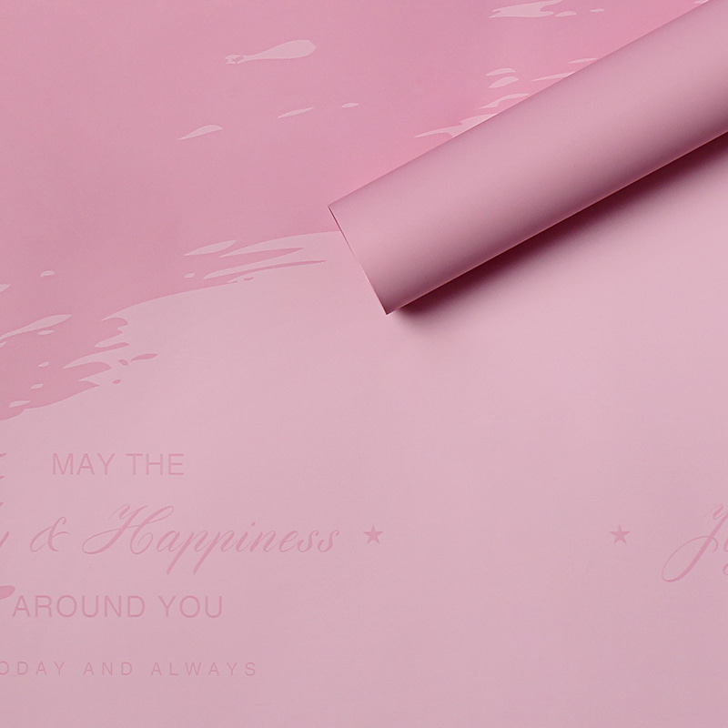 Papel de flores de plástico con estampado de mármol impermeable