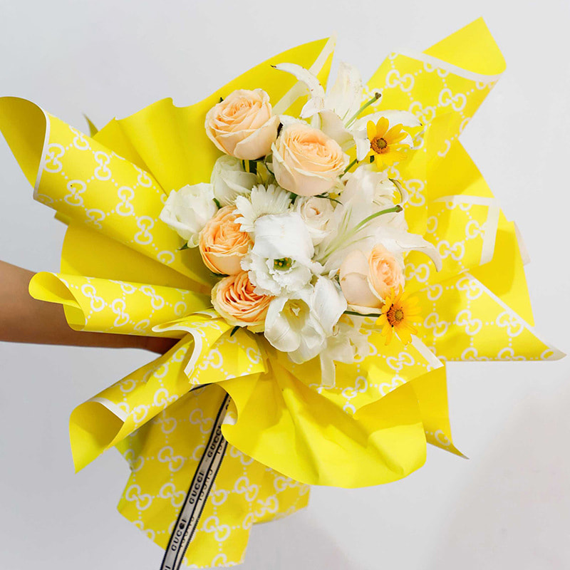 Papel de regalo de moda G-Flower