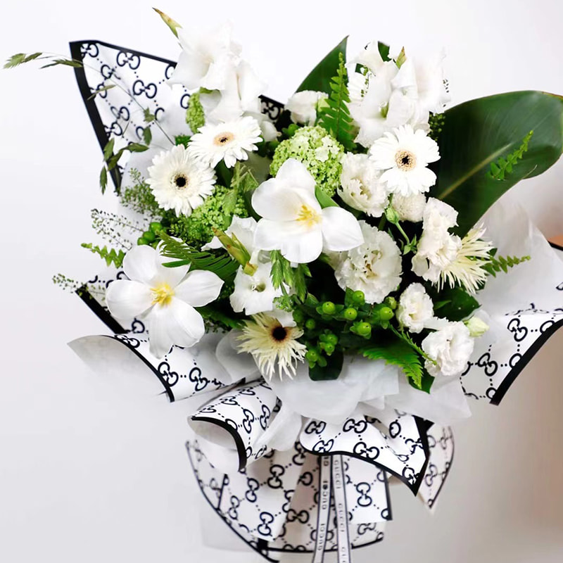 Papel de regalo de moda G-Flower