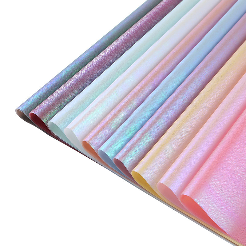 Papel de regalo Ramo de purpurina de cielo estrellado