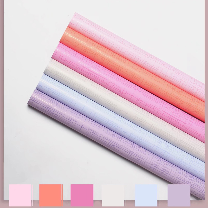 Papel de regalo de ramo con textura simple