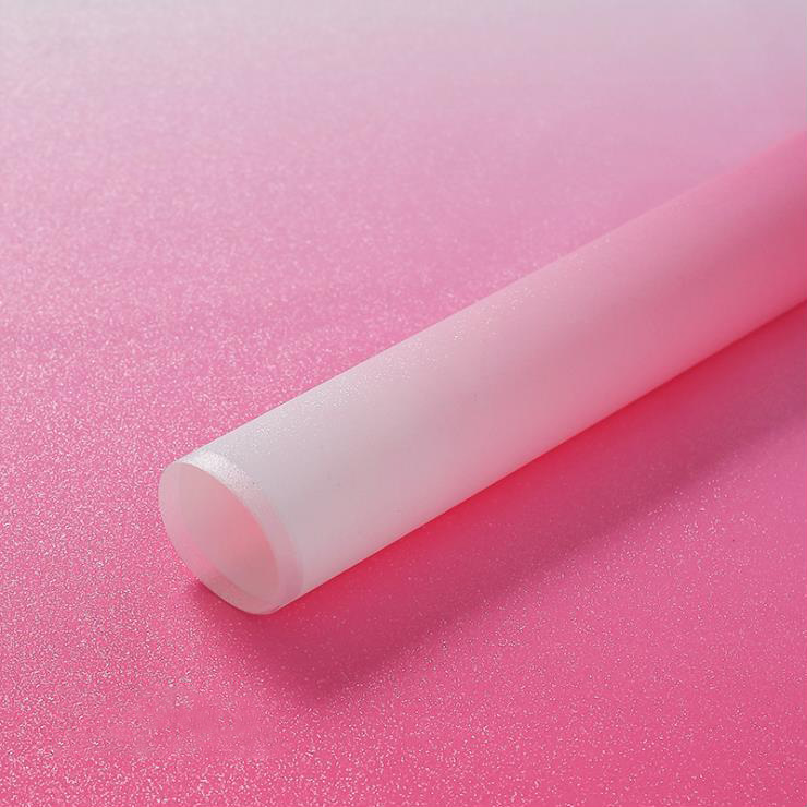 Papel De Regalo Ramo De Película Degradada De Niebla De Hielo