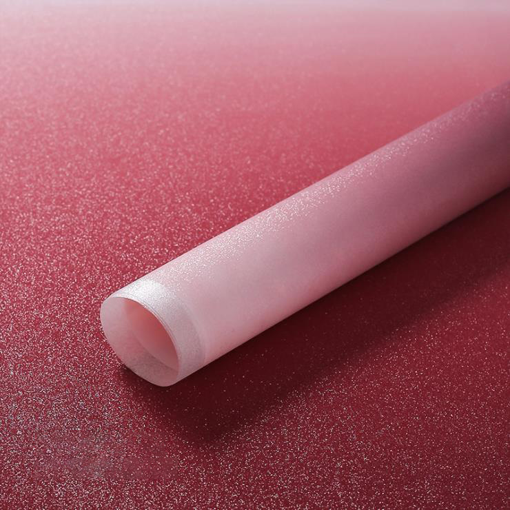 Papel De Regalo Ramo De Película Degradada De Niebla De Hielo