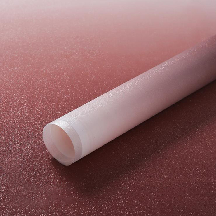 Papel De Regalo Ramo De Película Degradada De Niebla De Hielo